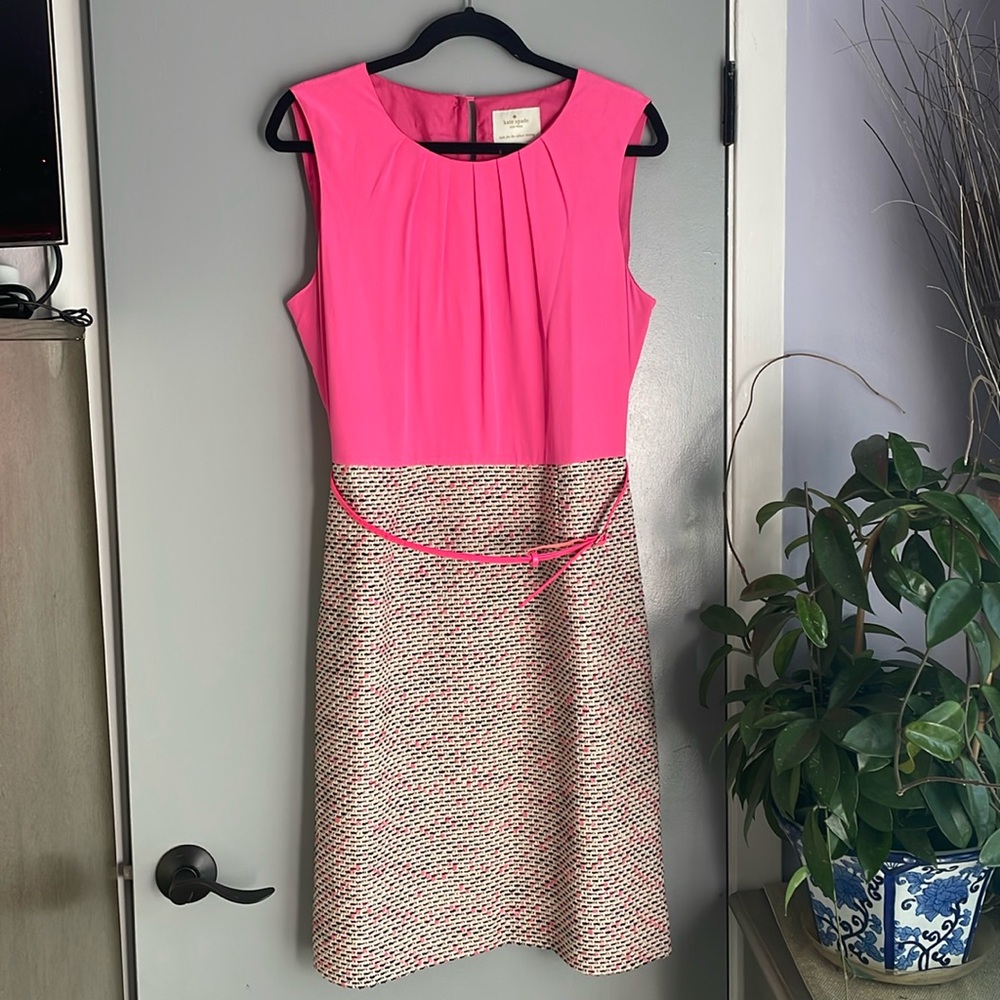 Kate spade silk/ tweed dress, size 14